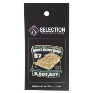 MLB シアトル・マリナーズ 2001 A Season to Remember Pin: Most Home Wins 57 ピンズ ピンバッジ PSG｜selection-j