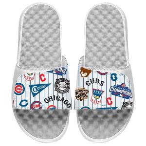 MLB シカゴ・カブス サンダル/シューズ Cooperstown Collection Loudmouth Slide Sandals ISlide ホワイト｜selection-j