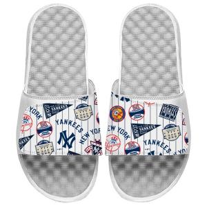 MLB ニューヨーク・ヤンキース サンダル/シューズ Cooperstown Collection Loudmouth Slide Sandals ISlide ホワイト｜selection-j