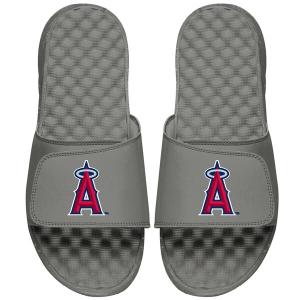 MLB ロサンゼルス・エンゼルス サンダル/シューズ Primary Logo Slide Sandals ISlide グレー｜selection-j