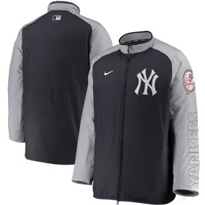 MLB ニューヨーク・ヤンキース ジャケット/アウター Authentic Collection Dugout Full-Zip Jacket ナイキ/Nike ネイビー｜selection-j