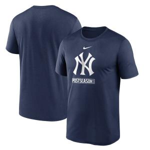 ヤンキース Tシャツ ナイキ Nike 半袖 メンズ カットソー 選手着用 ネイビー MLB 2020 ポストシーズン ニューヨーク MLB2020PS｜selection-j