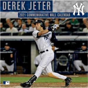 デレク・ジーター カレンダー メジャーリーグ MLB ヤンキース 2021年版 プレーヤー 壁掛け ポスターインテリア Turner｜selection-j