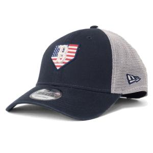 レッドソックス キャップ 帽子 ニューエラ 9FORTY MLB Adjustable Hat Newera ネイビー｜selection-j