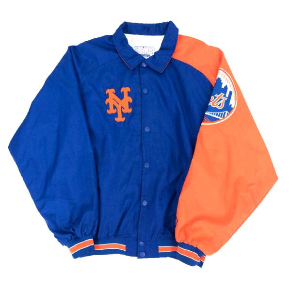メッツ スタジャン MLB スターター STARTER ロイヤル ブルー 選手着用仕様 メンズ 長袖...