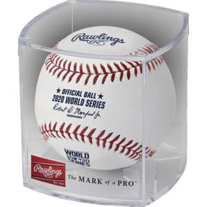 MLB ドジャース タンパベイ・レイズ ワールドシリーズ 2020 硬式球 公式 ボール ケース入り ローリングス メジャーリーグ WS2020｜selection-j