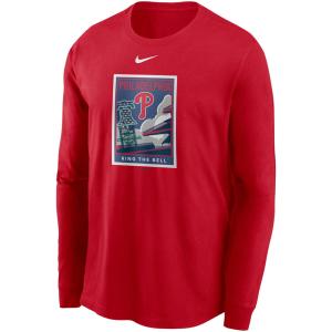 フィリーズ Tシャツ tシャツ 長袖 ロンT ロンt MLB ナイキ/Nike レッド メンズ｜selection-j