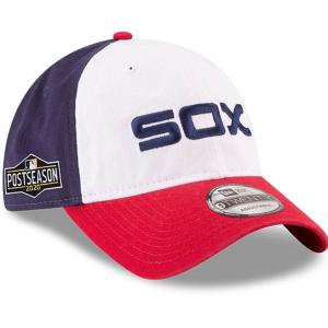 ホワイトソックス キャップ 帽子 MLB ニューエラ New Era 9TWENTY ネイビー ブルー 2020ポストシーズンサイドパッチ アジャスタブル｜selection-j