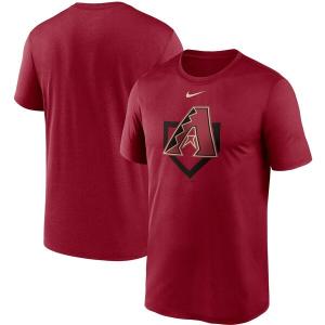 ダイヤモンドバックス Tシャツ ナイキ Nike レッド メンズ 半袖 tシャツ MLB Icon Legend Performance T-Shirt 21nrs｜selection-j