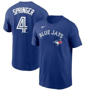 ジョージ・スプリンガー Tシャツ ブルージェイズ MLB ナイキ Nike ロイヤル メンズ 半袖 tシャツ 21ns 21nrs｜selection-j