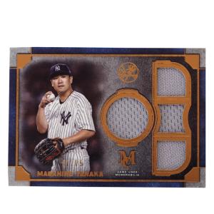 田中 将大 ヤンキース MLB トレーディングカード スポーツカード トップス Topps 2019 Museum Quad Game Used Jersey 61/75｜selection-j