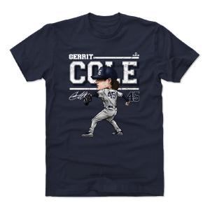 ゲリット・コール Tシャツ MLB ヤンキース Cartoon T-Shirt 500Level True Navy｜selection-j