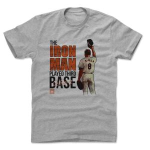 オリオールズ Tシャツ カル・リプケン MLB Ironman O T-Shirt 500Level ヘザーグレー｜selection-j