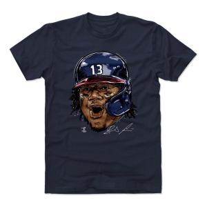 MLB ブレーブス Tシャツ ロナルド・アクーニャ・ジュニア Scream T-Shirt 500Level True Navy｜selection-j