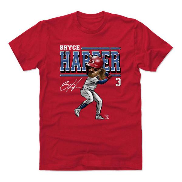 MLB フィリーズ Tシャツ ブライス・ハーパー Cartoon T-Shirt 500Level ...