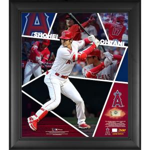 MLB 大谷翔平 エンゼルス フォトフレーム 実使用ボール ピース グッズ Impact Player Collage Fanatics Authentic｜selection-j