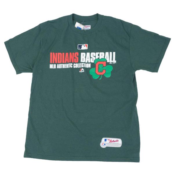 MLB インディアンス Tシャツ セントパトリック St. Patrick T-Shirts マジェ...