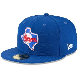 MLB レンジャーズ 帽子 クーパーズタウン Cooperstown Collection Logo 59FIFTY Fitted ニューエラ/New Era ロイヤル｜selection-j