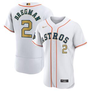 MLB アレックス・ブレグマン アストロズ ユニフォーム 2023 ゴールドコレクション Gold Collection オーセンティック ナイキ/Nike｜selection-j