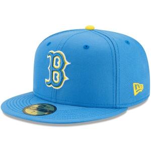 MLB レッドソックス キャップ 2021 シティーコネクト City Connect 59FIFTY Fitted Hat ニューエラ/New Era ライトブルー｜selection-j