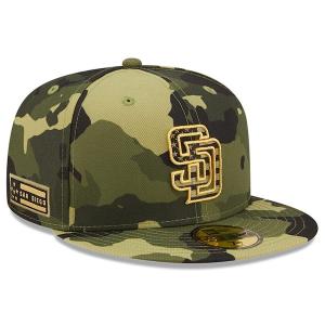 MLB パドレス キャップ 2022 アームドフォースデー Armed Forces Day On-Field 59FIFTY Fitted ニューエラ/New Era カモ｜selection-j