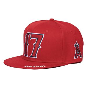 MLB 大谷翔平 エンゼルス キャップ 【非売品】Ohtani Hat Presented by Yakult Probiotic Drink SGA レッド 23wbsf｜selection-j