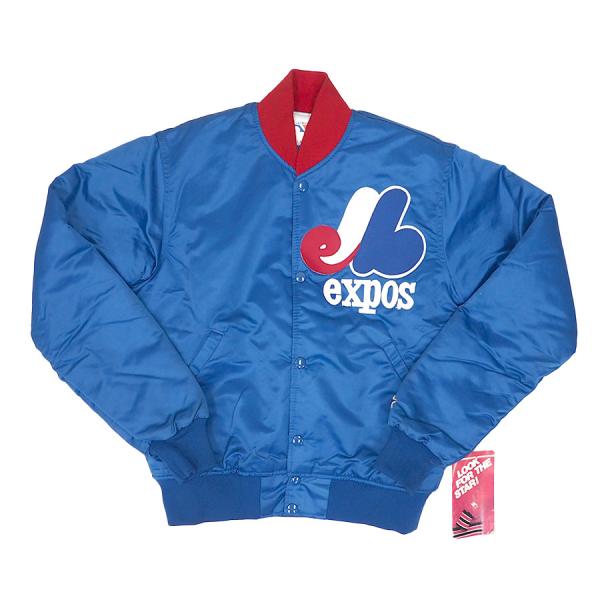 MLB モントリオール・エクスポズ ジャケット サテン Jacket  デッドストック一点物 STA...