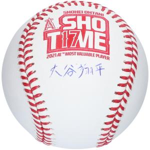 MLB 大谷翔平 エンゼルス 直筆サイン Authentic Autographed 2021 AL MVP ロゴ Baseball 漢字 シグネチャー｜selection-j