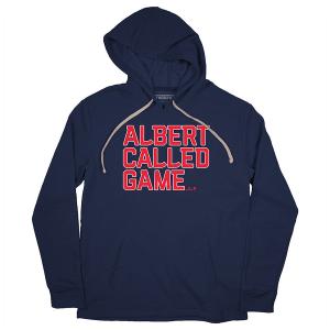【海外限定版】MLB アルバート・プホルス カージナルス パーカー Albert Called Game Hoodie BreakingT ネイビー｜selection-j