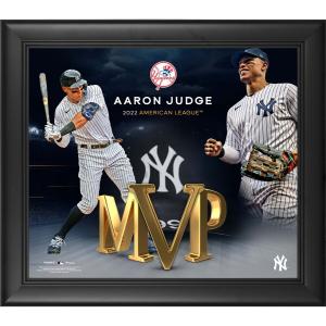 MLB アーロン・ジャッジ ヤンキース フォトフレーム  2022 AL MVP受賞記念 最優秀選手 ア・リーグ Framed 15 x 17 Collage｜selection-j