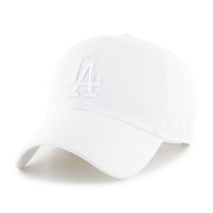 MLB ドジャース キャップ Clean Up Cap 47Brand ホワイト ホワイト｜selection-j