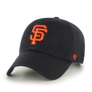 MLB サンフランシスコ・ジャイアンツ キャップ Clean Up Cap 47Brand ブラック｜selection-j