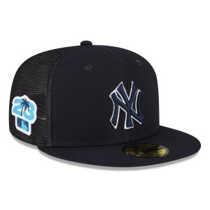 MLB ヤンキース キャップ 2023 スプリングトレーニング Spring Training 59FIFTY Fitted Hat ニューエラ/New Era ネイビー｜selection-j