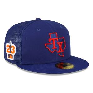 MLB レンジャーズ キャップ 2023 スプリングトレーニング Spring Training 59FIFTY Fitted Hat ニューエラ/New Era ロイヤル｜selection-j