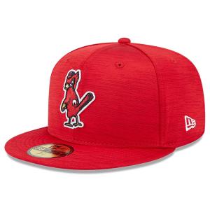 MLB カージナルス キャップ 2023 クラブハウス Clubhouse 59FIFTY Fitted ニューエラ/New Era レッド｜selection-j