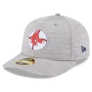 MLB レッドソックス キャップ 2023 クラブハウス Clubhouse 59FIFTY ロープロファイル ニューエラ/New Era グレー｜selection-j