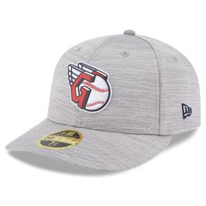 MLB ガーディアンズ キャップ 2023 クラブハウス Clubhouse 59FIFTY ロープロファイル ニューエラ/New Era グレー｜selection-j