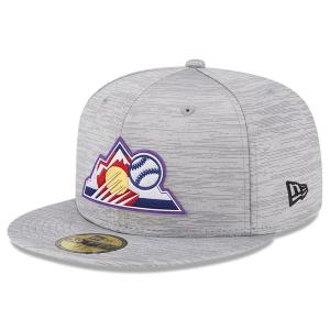 MLB ロッキーズ キャップ 2023 クラブハウス Clubhouse 59FIFTY Fitted ニューエラ/New Era グレー｜selection-j