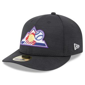 MLB ロッキーズ キャップ 2023 クラブハウス Clubhouse 59FIFTY ロープロファイル ニューエラ/New Era ブラック｜selection-j