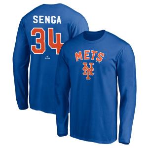 MLB 千賀滉大 メッツ パーカー ネーム＆ナンバー Long Sleeve T-Shirt Fanatics ロイヤル｜selection-j