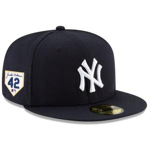 MLB ヤンキース キャップ 2023 ジャッキー・ロビンソン デー Jackie Robinson Day 59FIFTY ニューエラ/New Era ネイビー｜selection-j