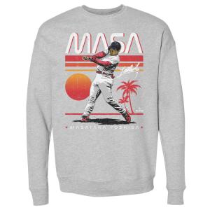 MLB 吉田正尚 レッドソックス スウェット Boston MASA SweatShirt 500Level ヘザーグレー｜selection-j