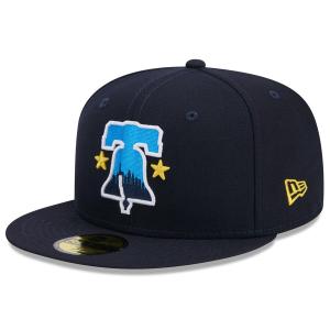 MLB フィリーズ キャップ 2024 シティーコネクト 59FIFTY Fitted Hat ニューエラ/New Era ネイビー｜selection-j