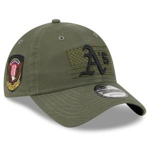 MLB アスレチックス キャップ 2023 アームドフォースデー 9TWENTY Adjustable  ニューエラ/New Era グリーン｜selection-j