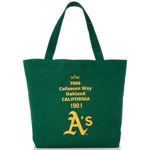 MLB アスレチックス トートバッグ バッグ Street Tote イーカム/E-come グリーン｜selection-j