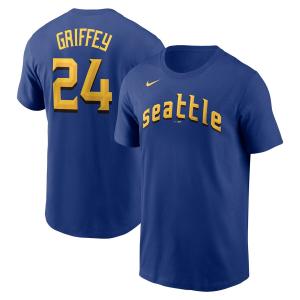 MLB ケン・グリフィーJr マリナーズ Tシャツ 2023 シティーコネクト City Connect Name & Number T-Shirt ナイキ/Nike ロイヤル｜selection-j