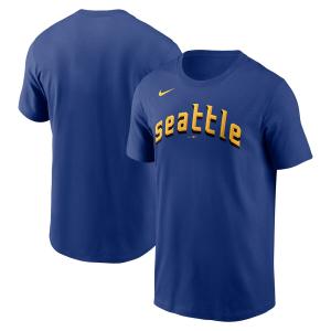 MLB マリナーズ Tシャツ 2023 シティーコネクト City Connect Wordmark T-Shirt ナイキ/Nike ロイヤル｜selection-j