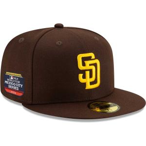 MLB パドレス キャップ 2023 メキシコシリーズ ツアー 59FIFTY Fitted Hat ニューエラ/New Era ブラウン｜selection-j