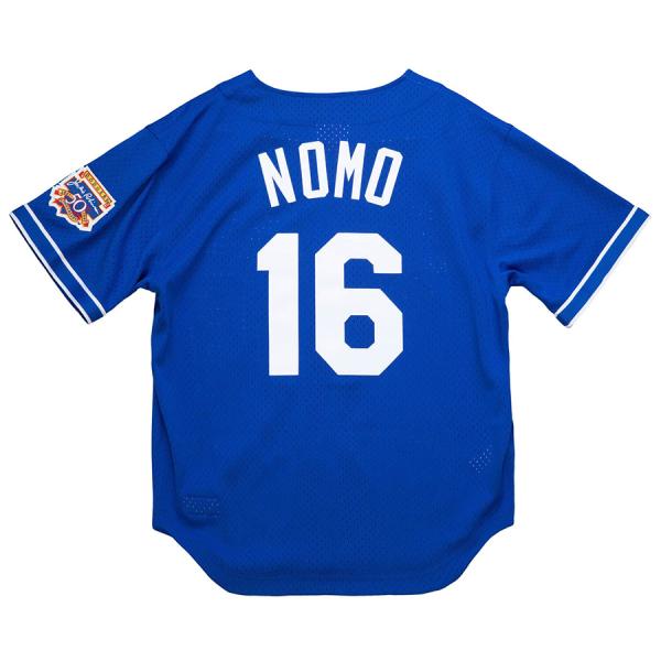 MLB 野茂 英雄 ドジャース ユニフォーム クーパーズタウン バッティングプラクティス ミッチェル...