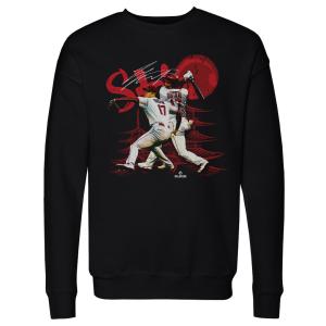 MLB 大谷翔平 エンゼルス スウェットシャツ 二刀流 SHO Dual Sweatshirt トレーナー 500Level ブラック｜selection-j